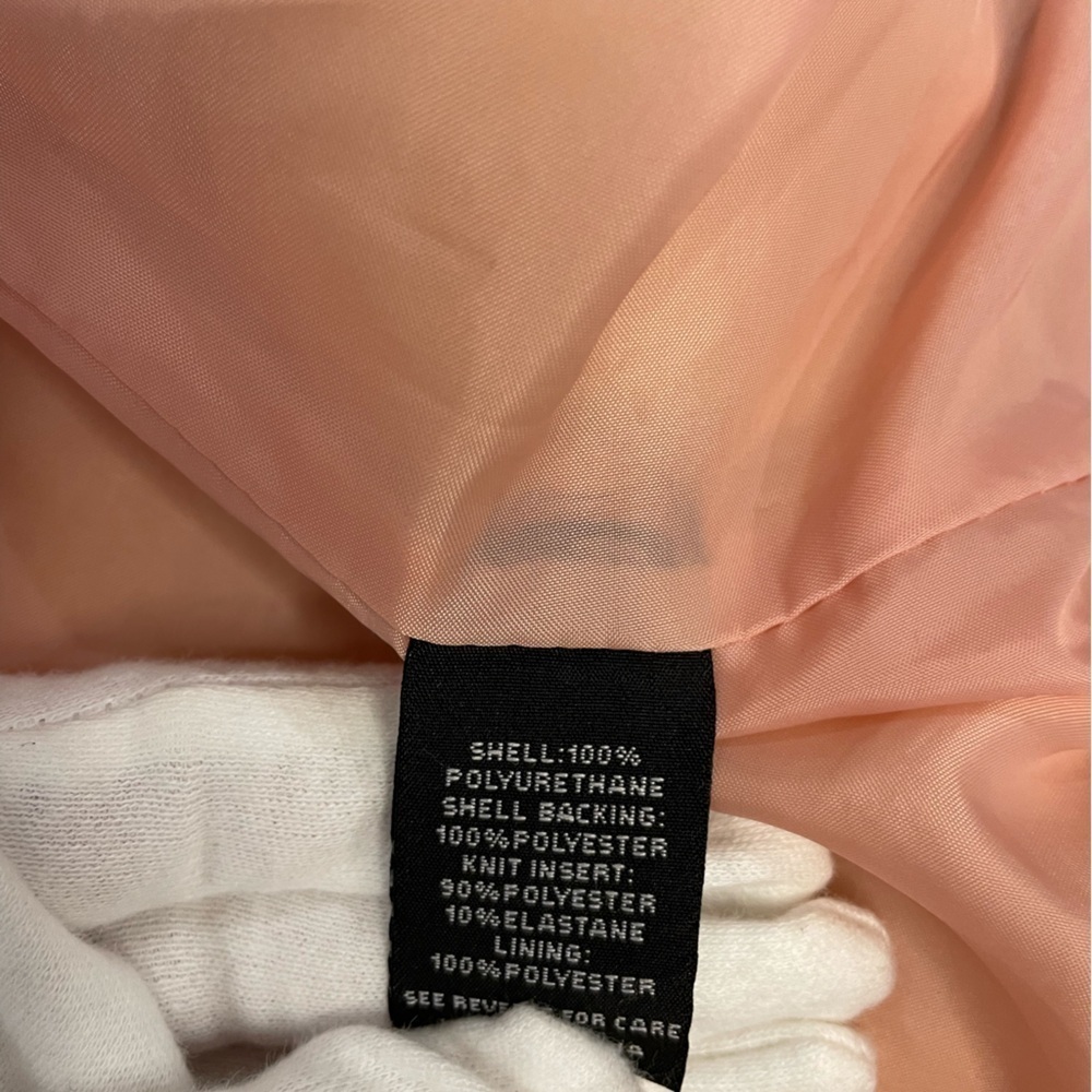 Baccini Faux Leather Pink Jacket - Picture 10 of 11